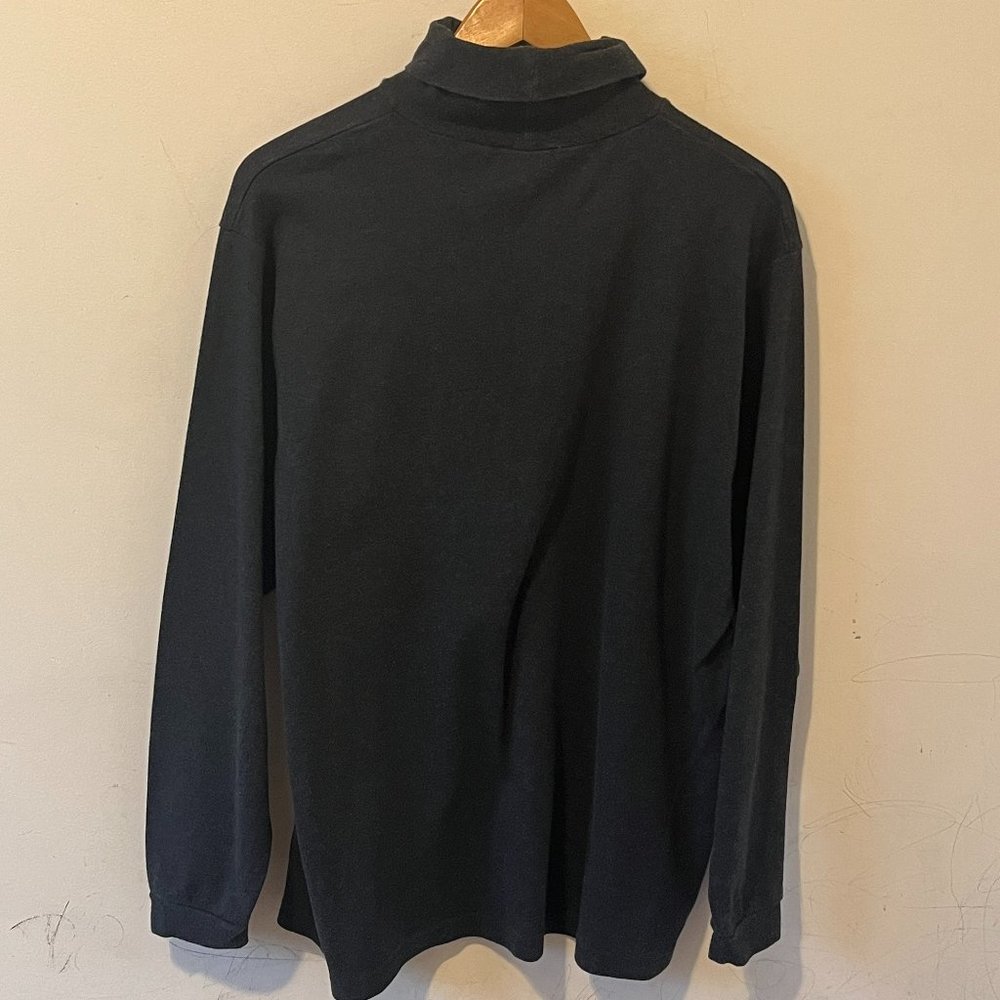 EDDIE BAUER | Men's Turtleneck Top Grey Charcoal Size X-Large